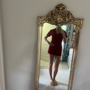 Women’s red romper